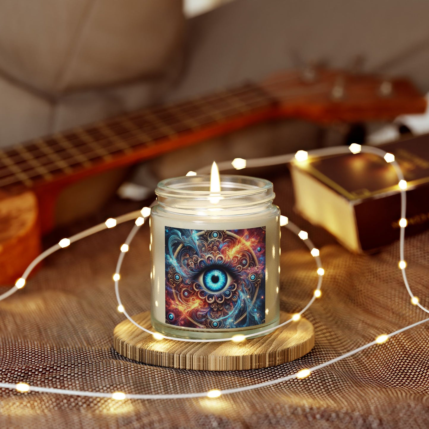 Mystical Eye Scented Candles - Coconut Apricot Wax 4oz & 9oz