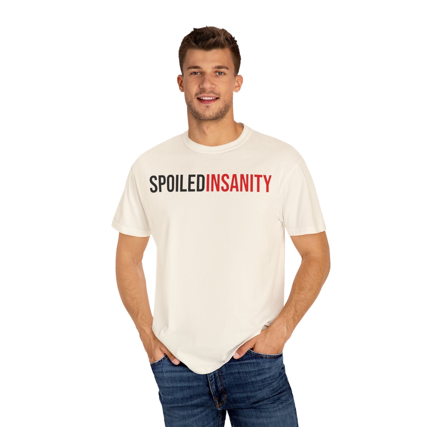 Spoiled Insanity Unisex Garment-Dyed T-Shirt - Stylish Casual Wear for Everyday Fun