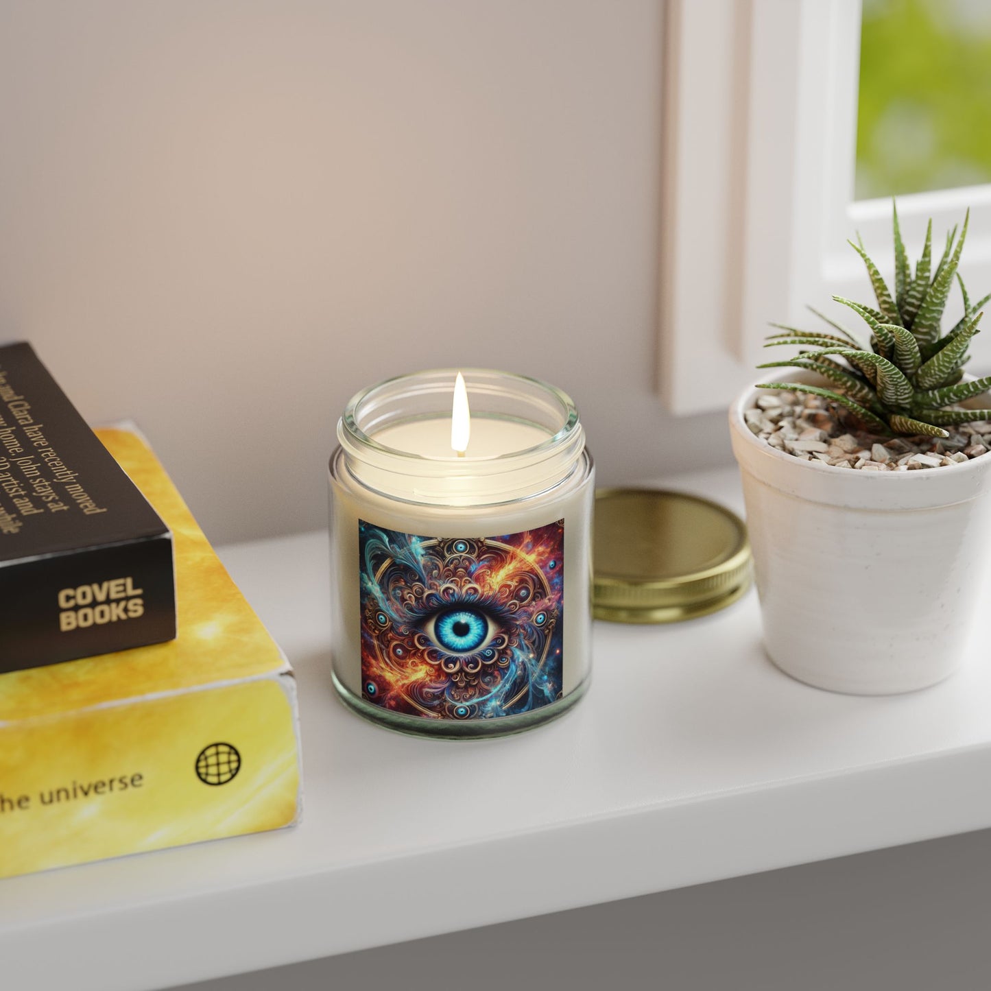 Mystical Eye Scented Candles - Coconut Apricot Wax 4oz & 9oz