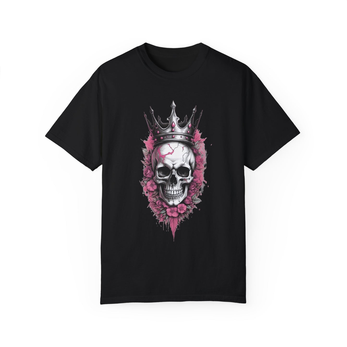 Crowned Skull Graphic T-Shirt – Unisex Vintage Style