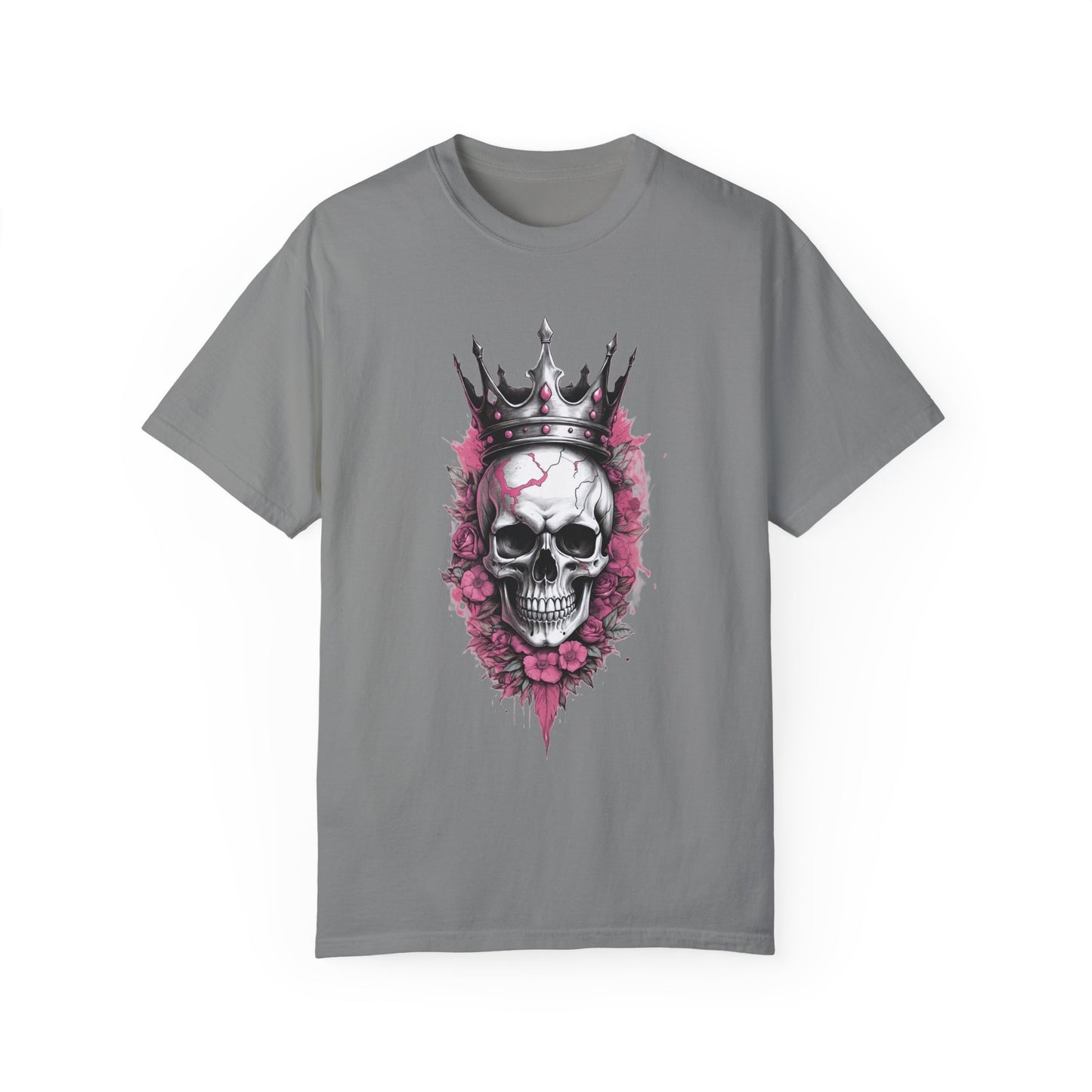 Crowned Skull Graphic T-Shirt – Unisex Vintage Style
