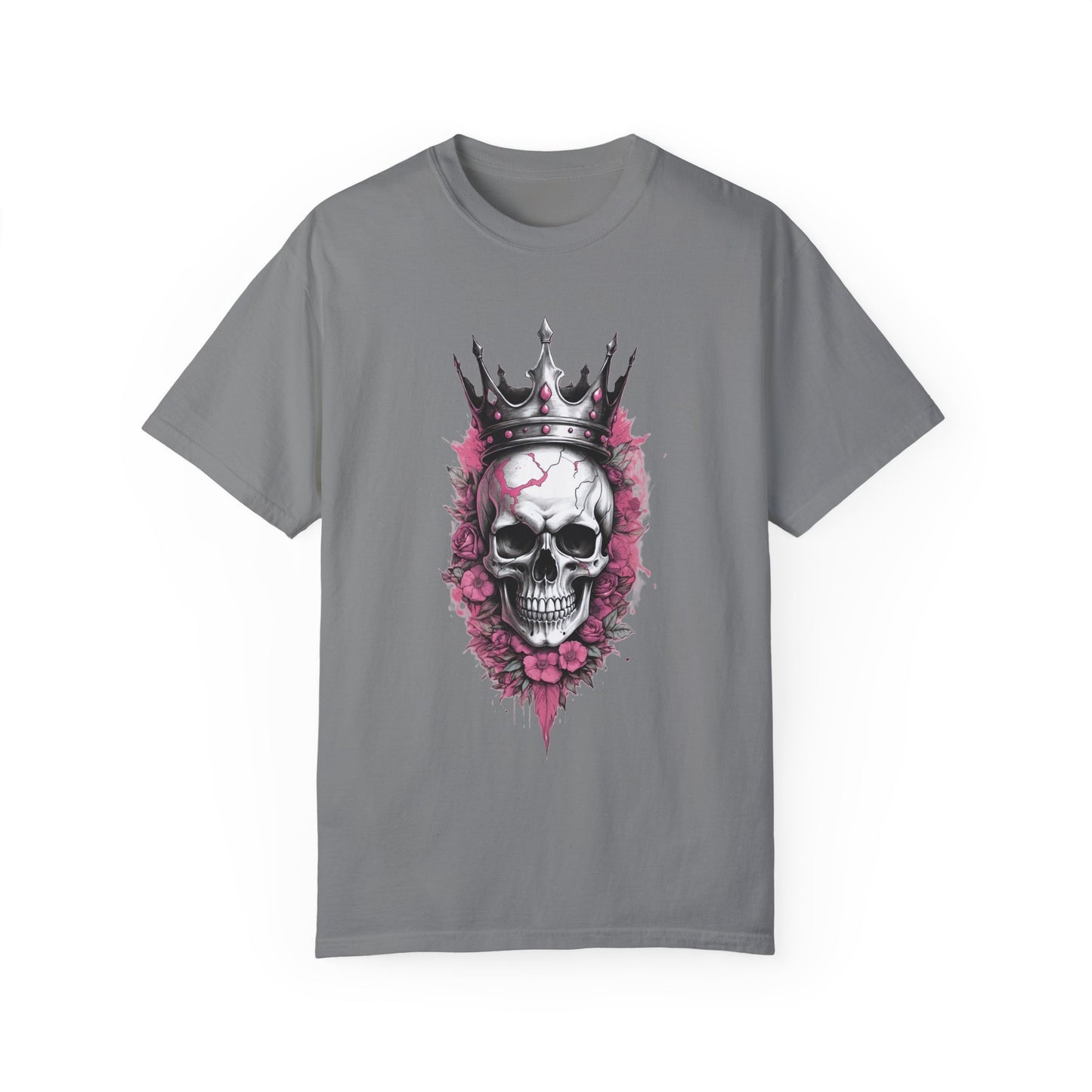 Crowned Skull Graphic T-Shirt – Unisex Vintage Style