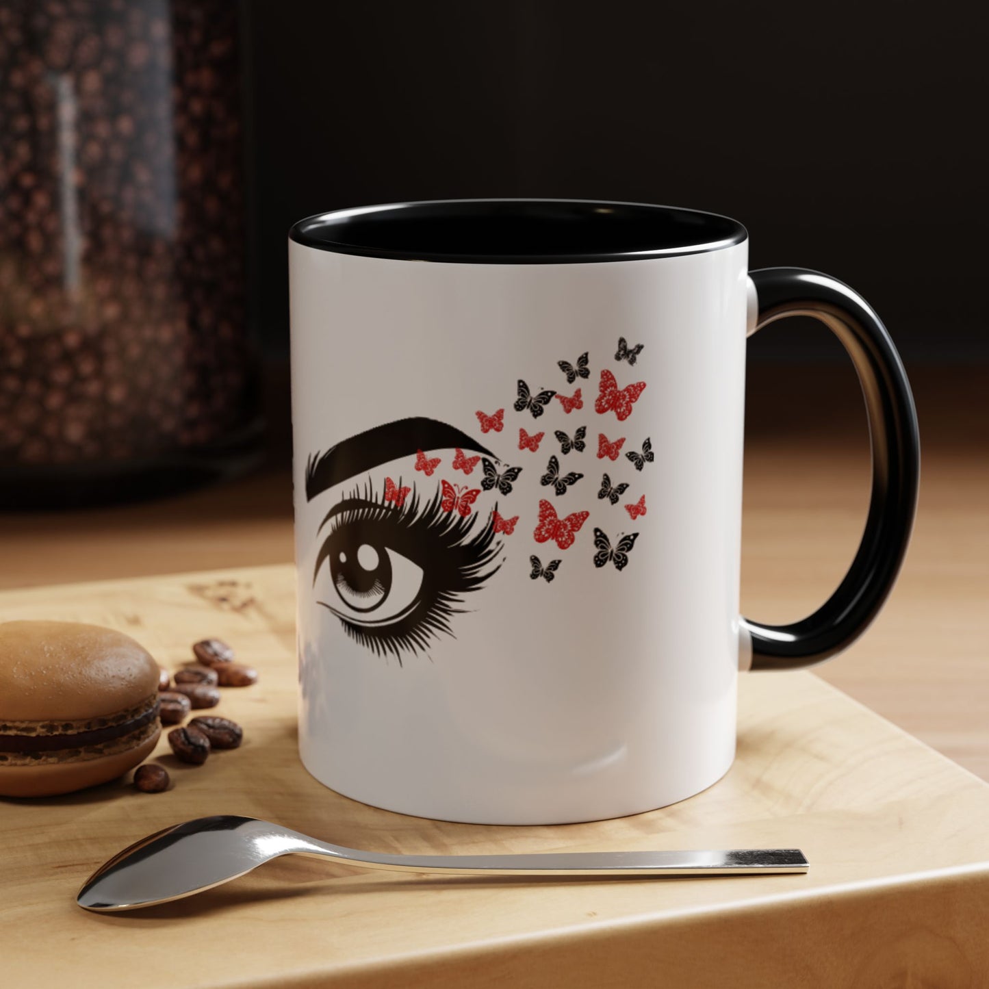 Stylish Butterfly Accent Coffee Mug