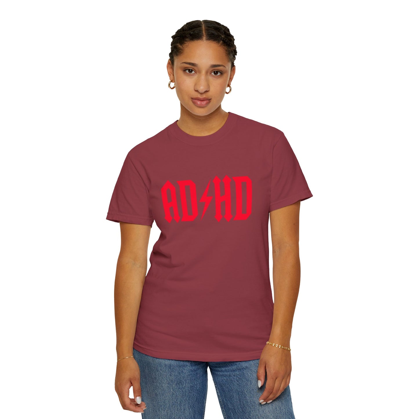 ADHD Unisex Garment-Dyed T-Shirt - Casual Comfort for Creative Minds