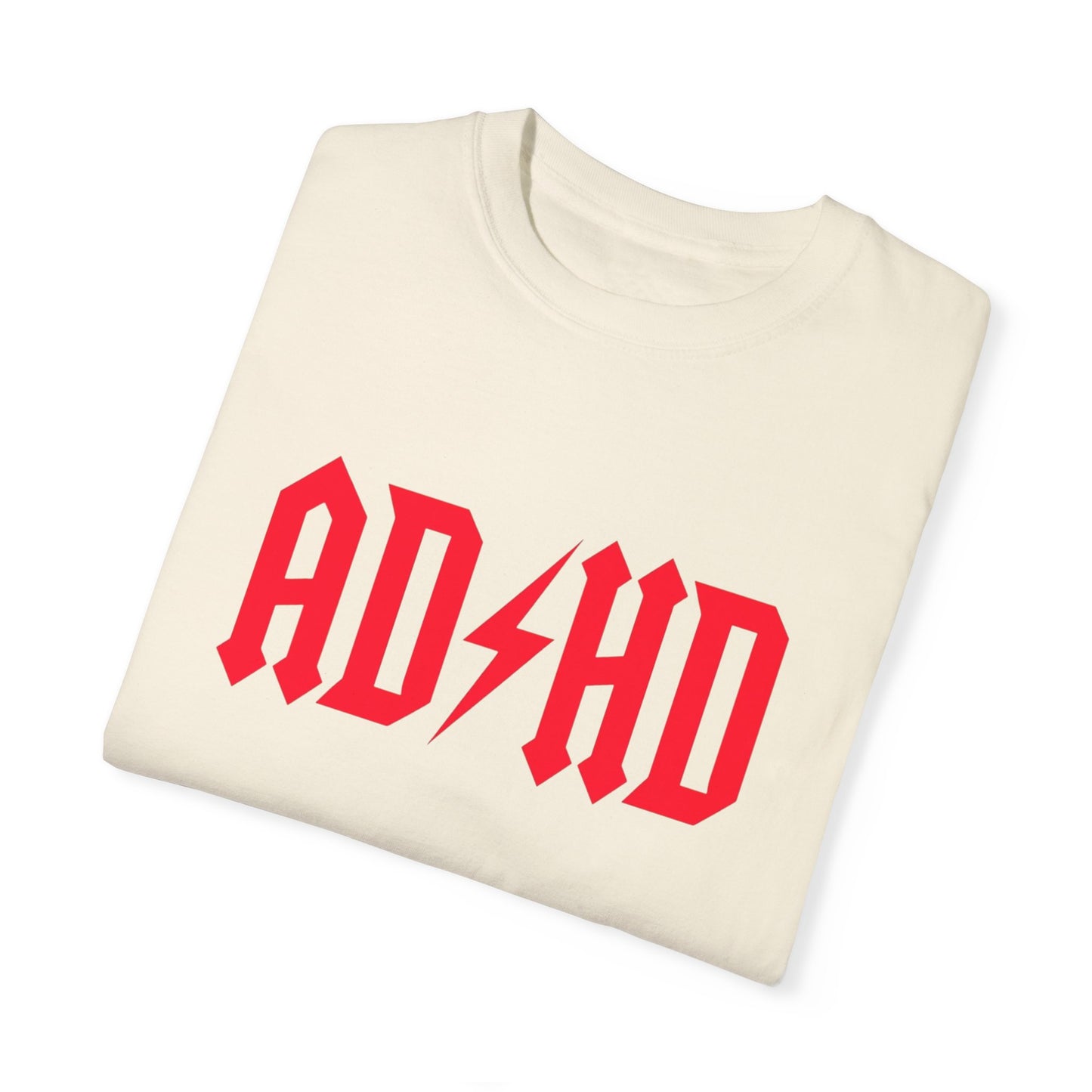 ADHD Unisex Garment-Dyed T-Shirt - Casual Comfort for Creative Minds
