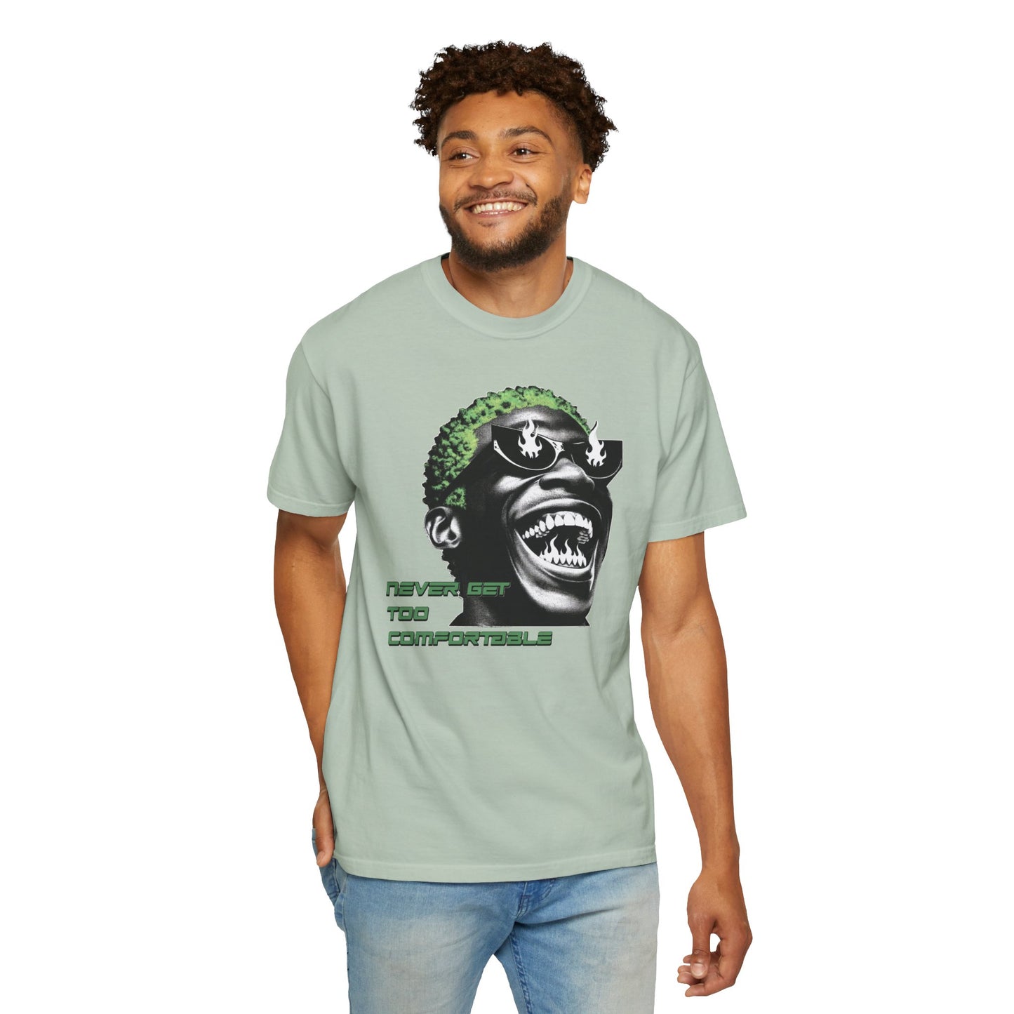 Never Get Too Comfortable Graphic Tee - Unisex T-Shirt for Bold Style