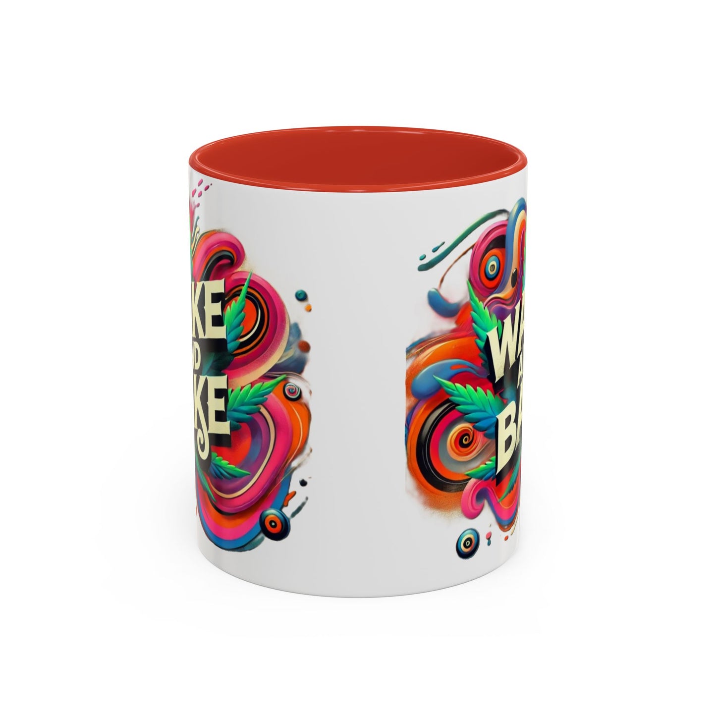 Colorful Wake and Bake Coffee Mug - 11 & 15oz