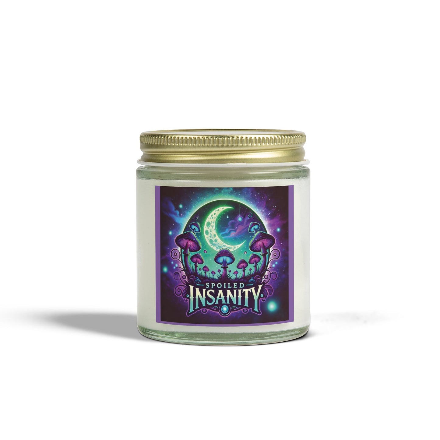 Spoiled Insanity Scented Candles - Coconut Apricot Wax (4oz, 9oz) - Unique Home Fragrance for Relaxation & Celebration