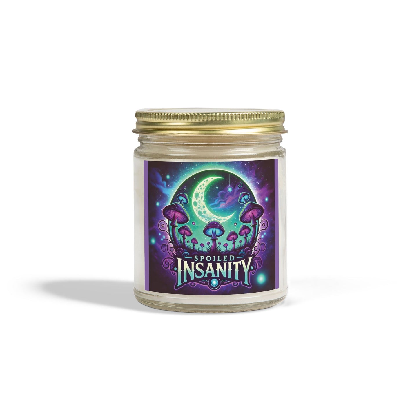 Spoiled Insanity Scented Candles - Coconut Apricot Wax (4oz, 9oz) - Unique Home Fragrance for Relaxation & Celebration