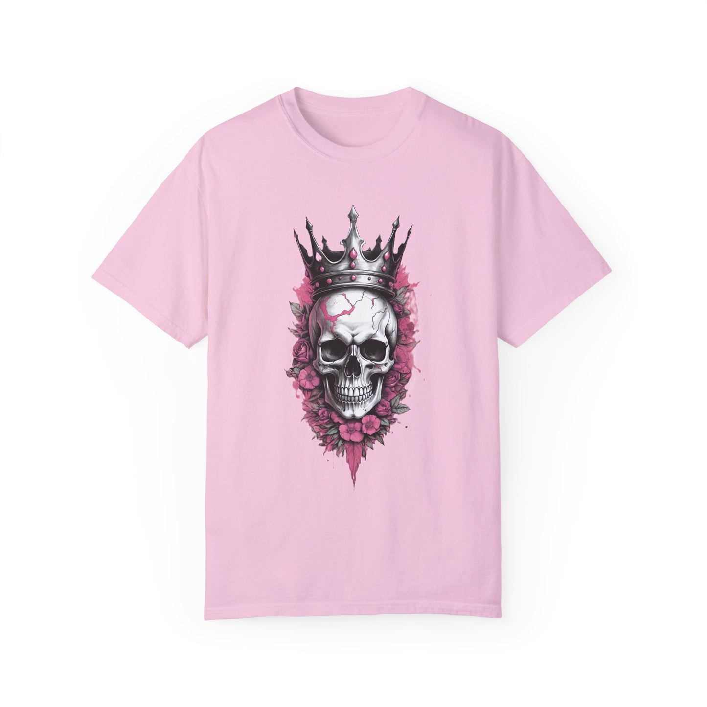 Crowned Skull Graphic T-Shirt – Unisex Vintage Style