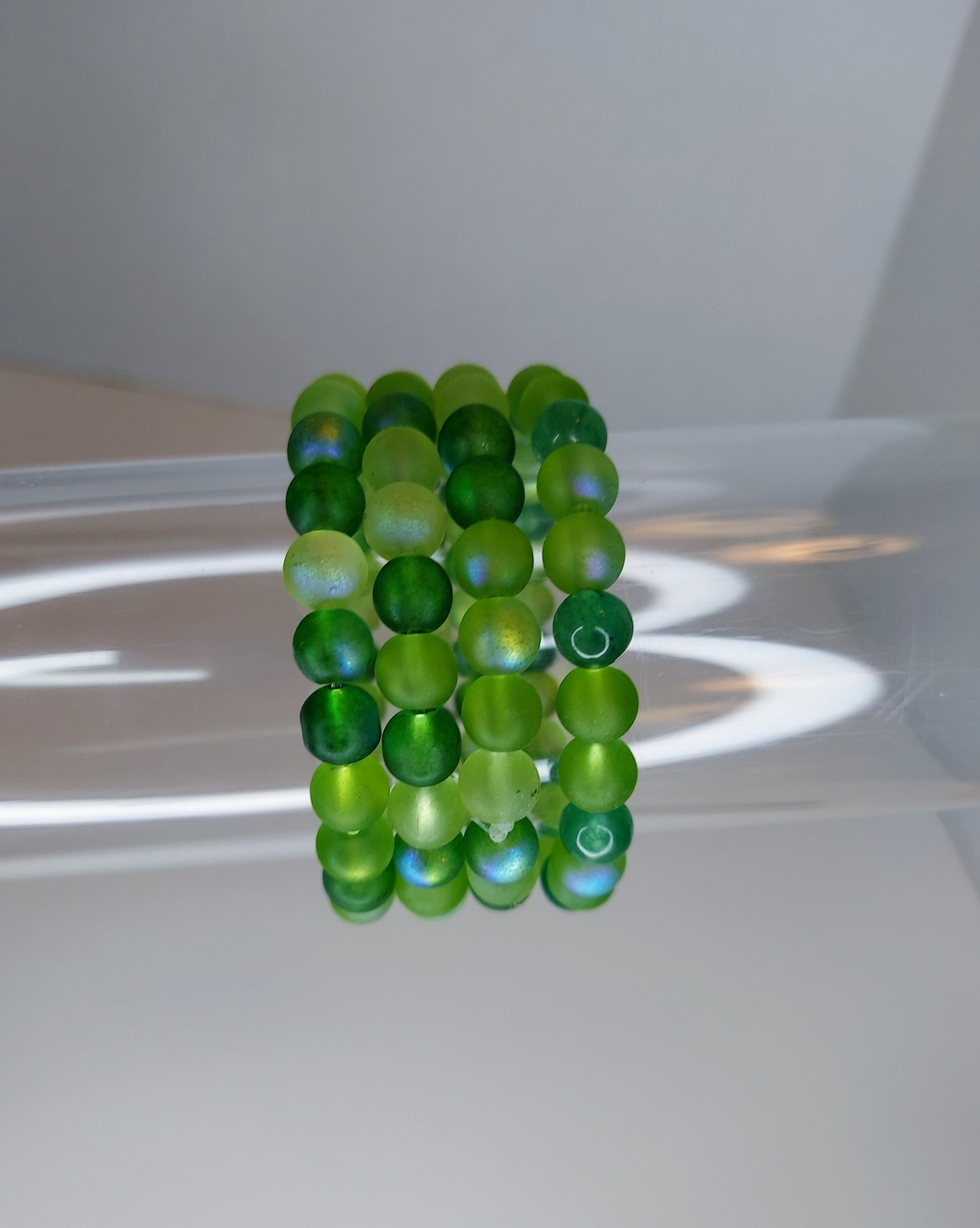 Green Beaded Bracelet
