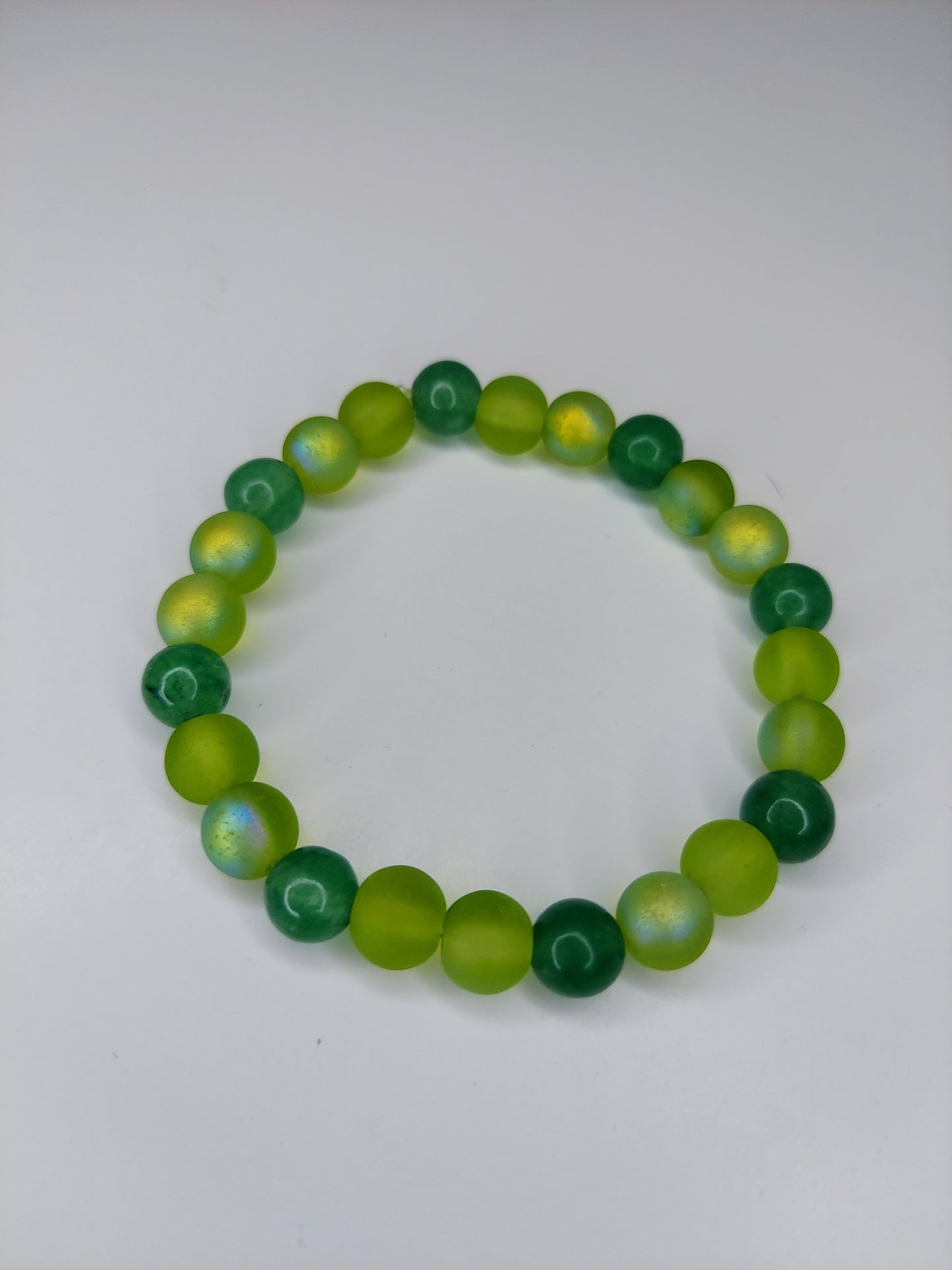 Green Beaded Bracelet