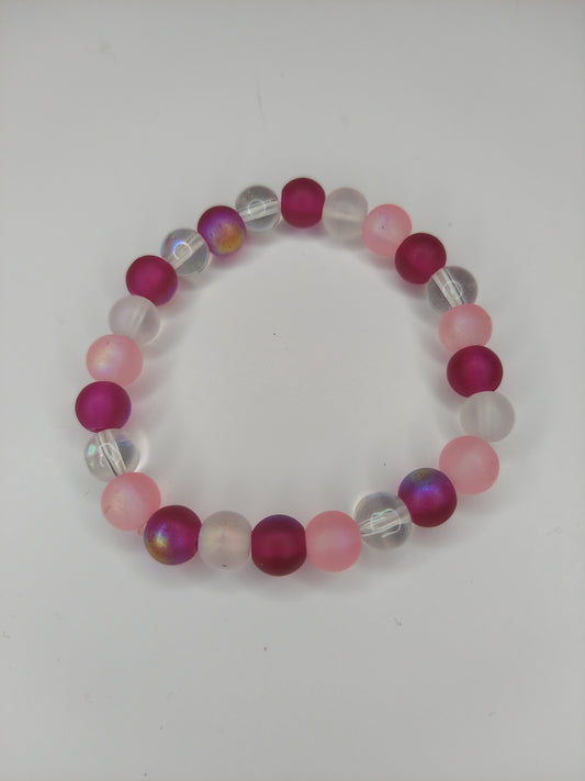 Pink Beaded Bracelet