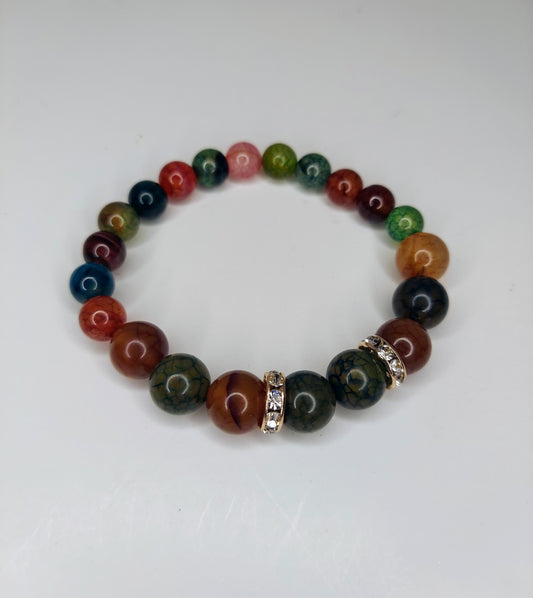 Multicolored Earth Tone Agate