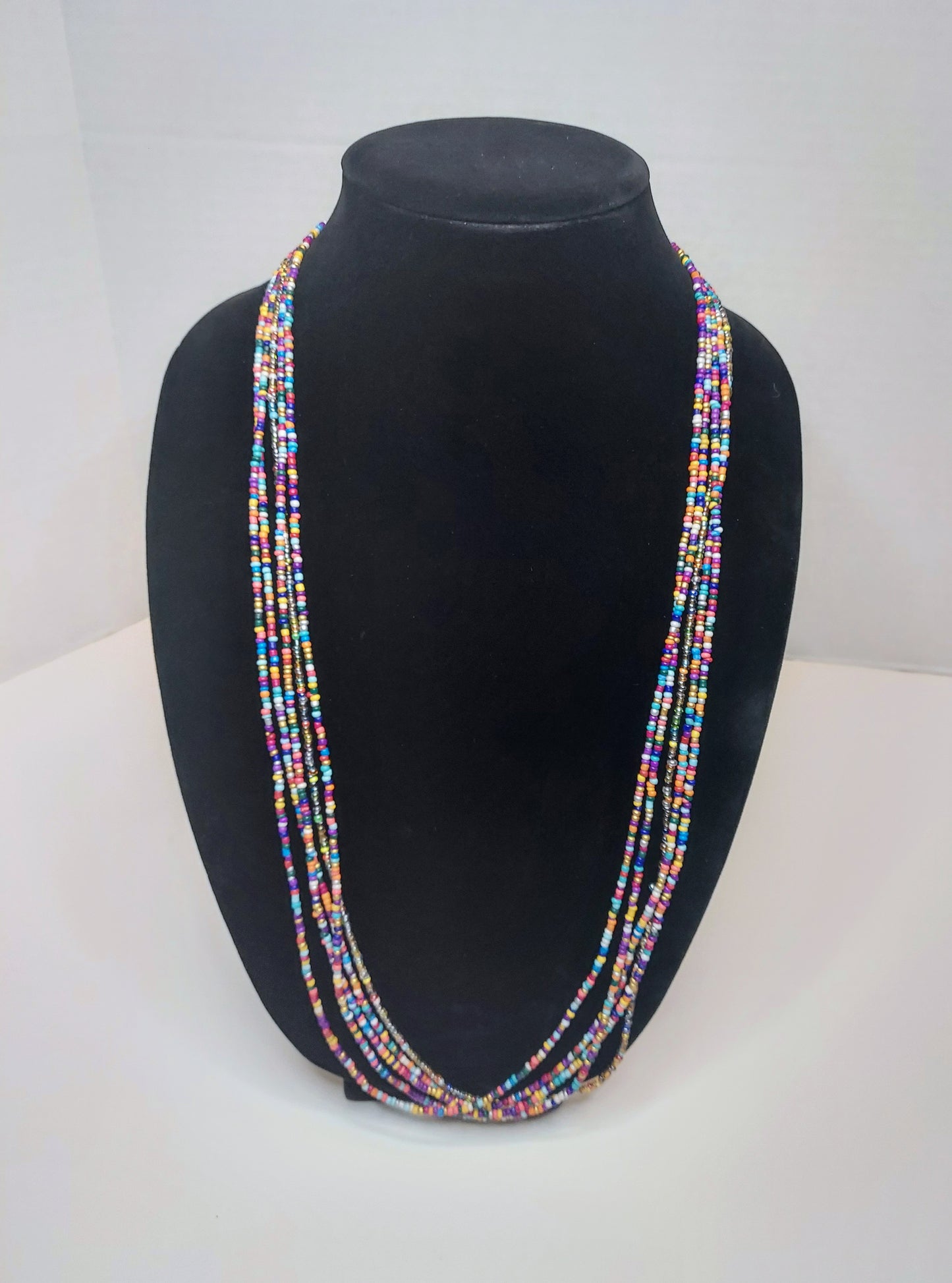 BOHO premium seed bead necklace (1pc)《multi strand discounts!》
